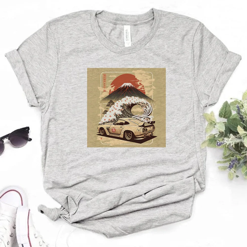 

Футболки Jdm, женские летние футболки, женская одежда комикс Манга