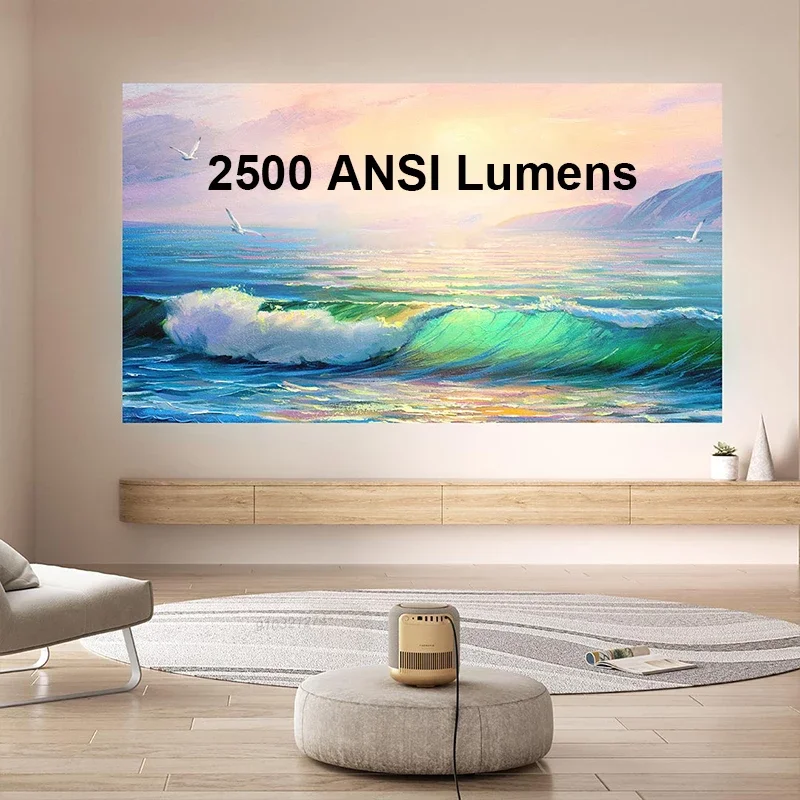 Laser Projector Fengmi Formoive V10 Real 4K Ultra 2500 Ansi Lumens Projection TV 2.1 Audio Channel Dolby Home Theater MEMC 240Hz