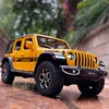 1:22 Jeeps Wrangler Rubicon Alloy Car Model Diecasts Metal Off-road Vehicles Car Model Simulation Collection Childrens Toys Gift 2
