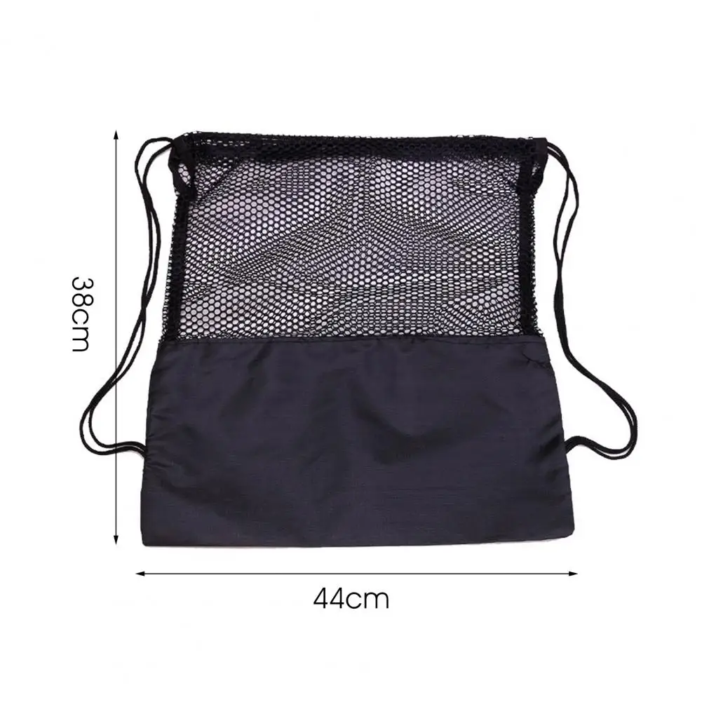 Scratch-resistant Mesh Drawstring Double Shoulder Bag Storage A Ball for Travel sports ball storage bag sports ball bag