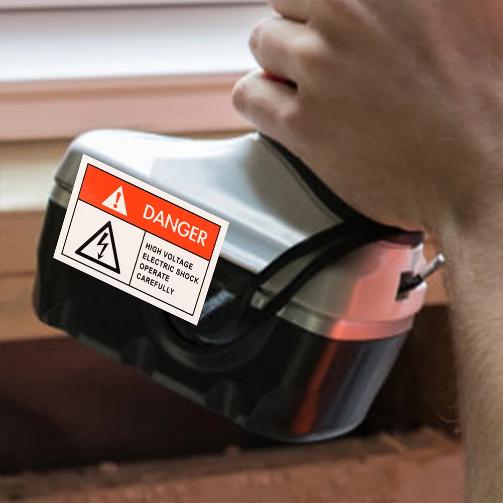 8 pcs anti-electric Ütközés Ismertető jel Óvintézkedés Cégér Epilógus Veszély labels Magas légnyomású levegő feszültség Lá Előzetes értesítés shocks decals