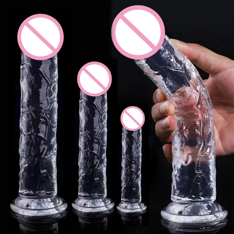 Female Sex Toys Realistic Dildo Jelly Penis Suction Cup Dildo 7 Size Female Masturbator Clitoral Stimulator Big Dick Lesbian Sex Toys For Women