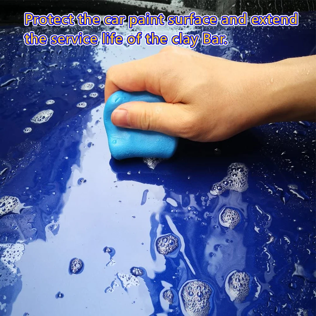 Cleaning Gel Car Cleaning Tool Car Cleaning Clay Bar Cleaning Magic Mud Car Detailing Cleaner Car Cleaning Gel 200G Car Clay Bar Magic Clay Bar Synthetic Lubricant Car Detailing Set Auto Detailing Cleaning For Paint Wheel Hub Glass
