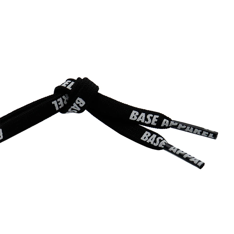 BASE APPAEL 7mm Black Shoelaces 60-180cm Vintage Flat Shoelaces Super Bootlaces Shimmering  Shoe Laces for Queens Kids