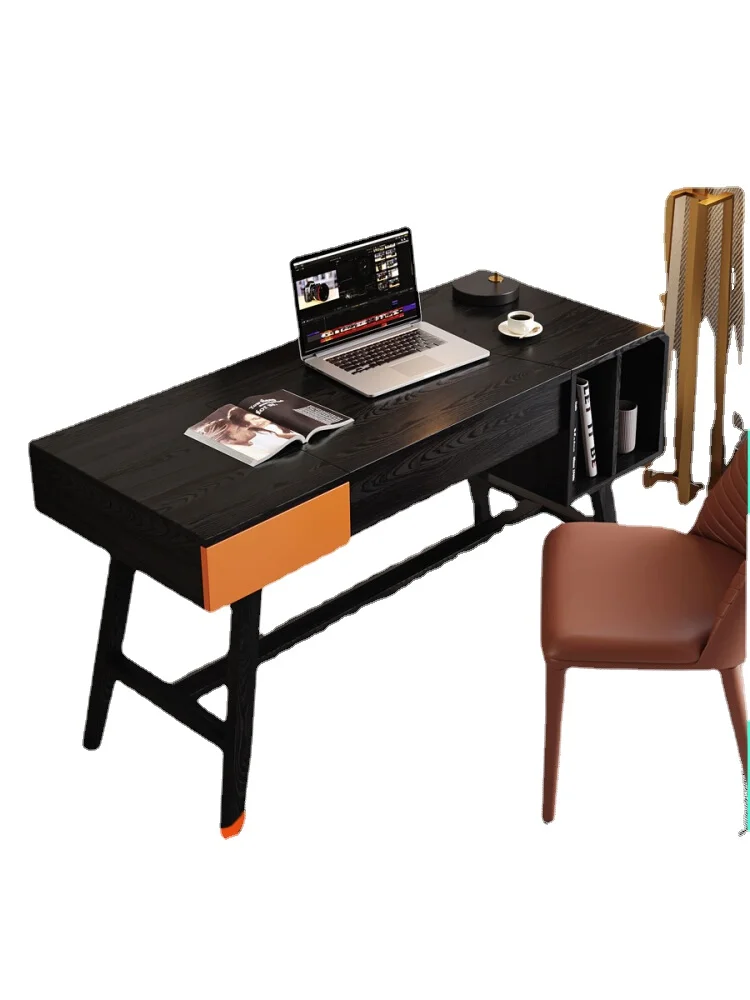 

XL Dresser Solid Wood Makeup Table Integrated Desk Bedroom Multi-Functional Small Table