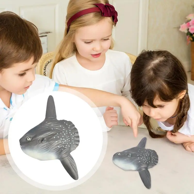 Artificial Fish Simulated Ocean Sunfish Sea Fish Model Home Decor Educational Kids Toy Fish Prop For Pretend Play Tabletop Shop 4