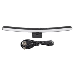 Enhanced Monitor Light with Touch Dimming & RGB Colors - Asymmetric Optical Design (WHITE)