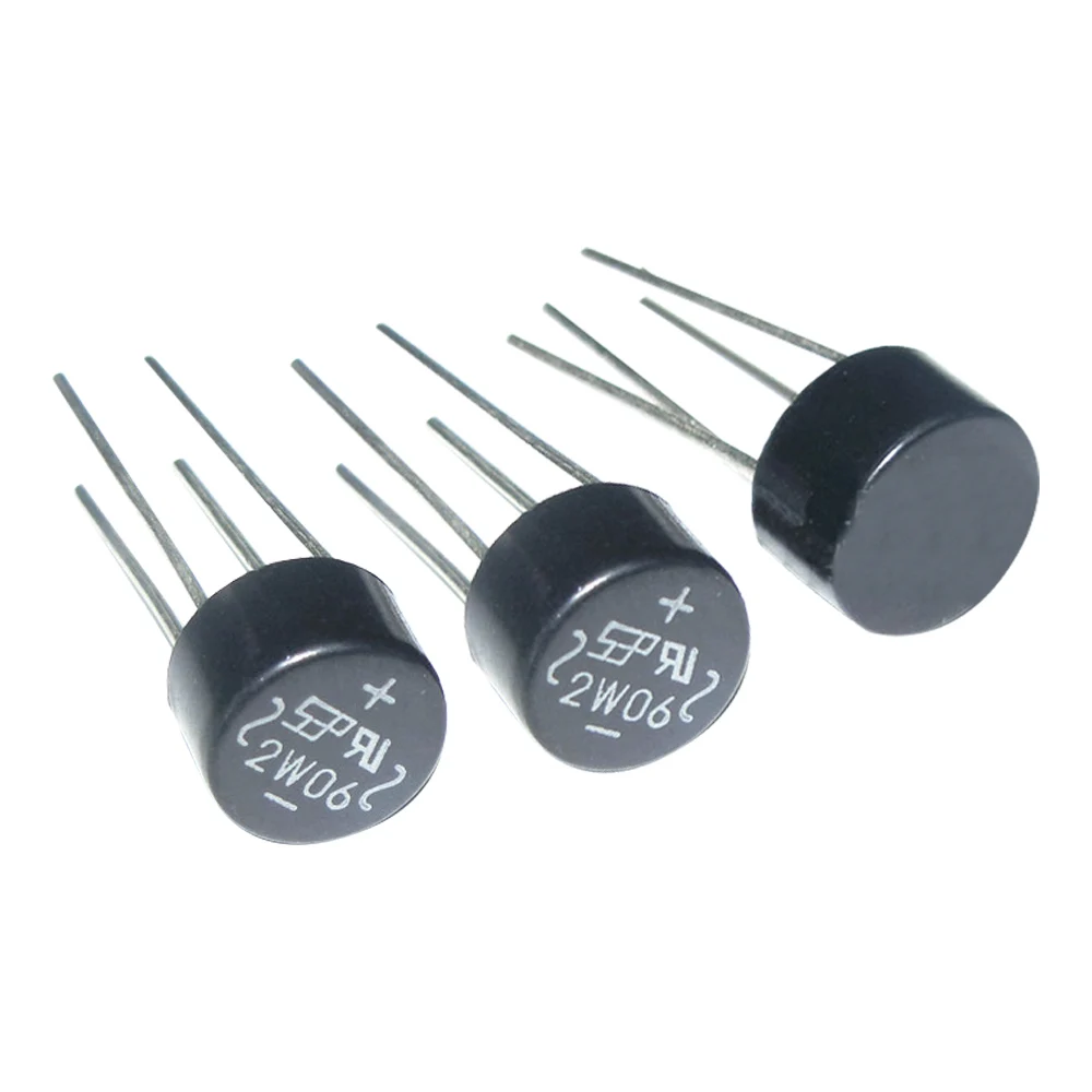 

5pcs Bridge Rectifier 2W06 2A 600V diode 2 amp 600 Volt Full Wave Rectifier