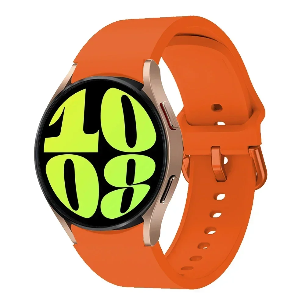 Sleek 20mm Silicone Watch Strap - Premium Wristband