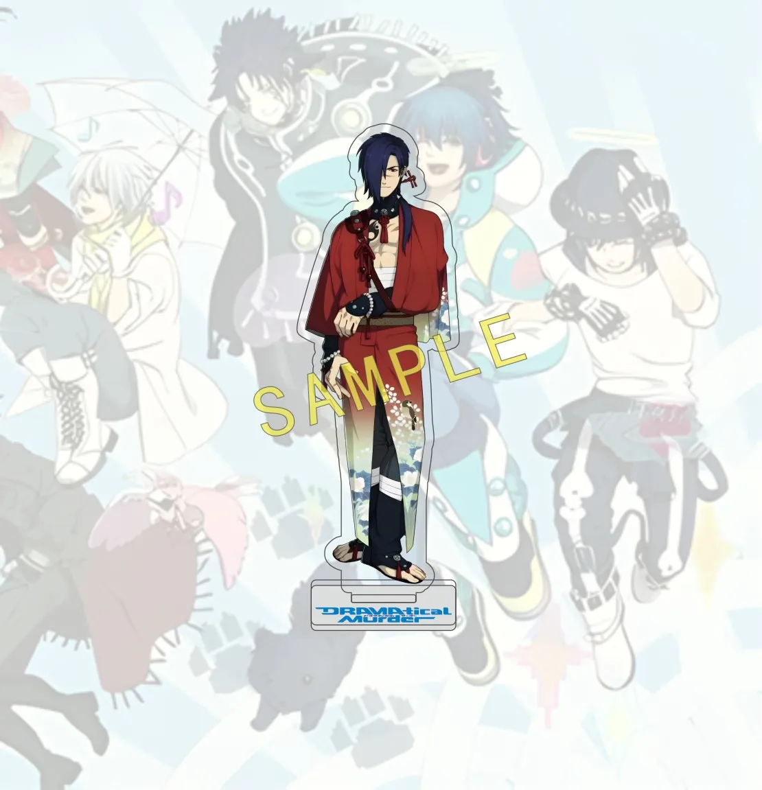 애니메이션 아크릴 스탠드 DRAMAtical Murder 아오바 코우자쿠 15CM 귀여운 모델 데스크탑 장식 팬 선물 키체인