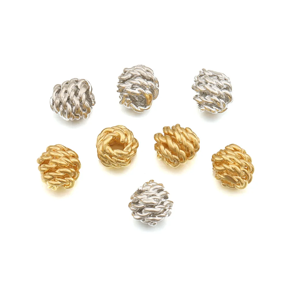 Cordial Design 8*9MM 100Pcs Jewelry Copper Bead/Round Shape/Genuine Gold Plating/Jewelry Findings & Components/DIY Hand Made - cordial