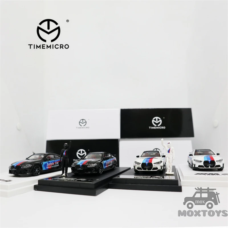 

TimeMicro 1:64 M4 белая/черная живопись литая модель автомобиля