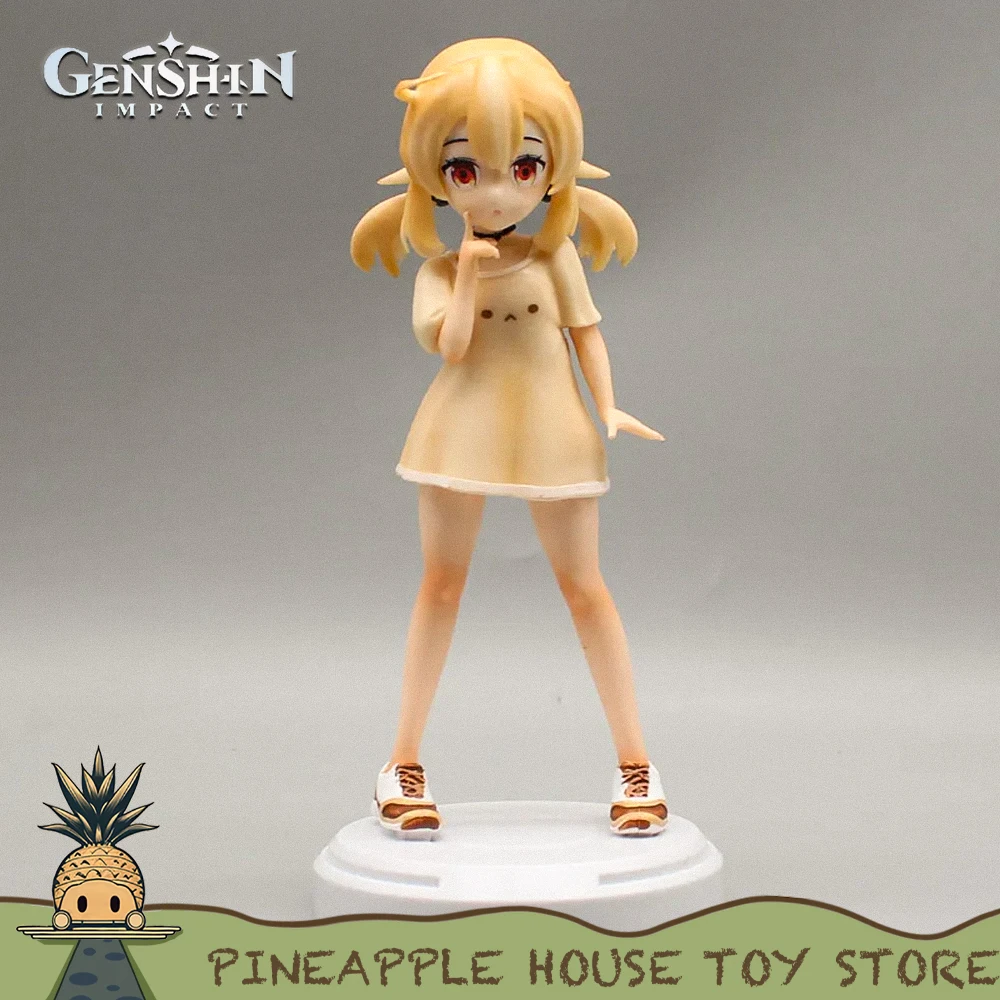 

18cm Genshin Impact Figure Pajamas Klee Anime Figures Kawaii Klee Figurine PVC Statue Model Doll Collectible Desk Decora Gifts