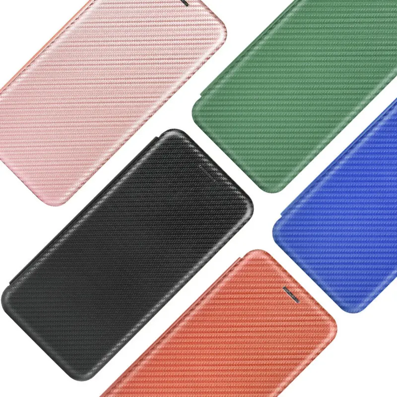POCO F5 PRO 5G F5PRO Flip Leather Case Luxury Carbon Fiber Skin Book Holder Protect Cover For XIAOMI POCO F5 PRO 5G Phone Bags