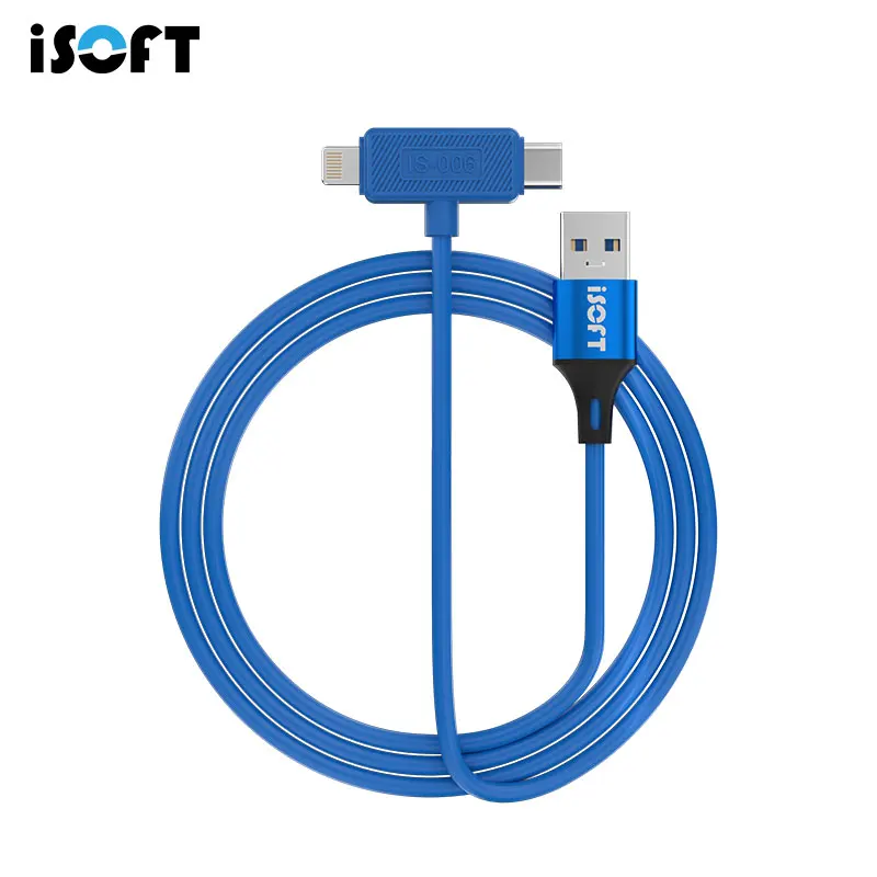 ISOFT IS-006 V2.0 듀얼 인터페이스 데이터 복구 케이블 아이폰 플래싱 및 전송용 빠른 시작 DFU 퍼플 스크린 수리