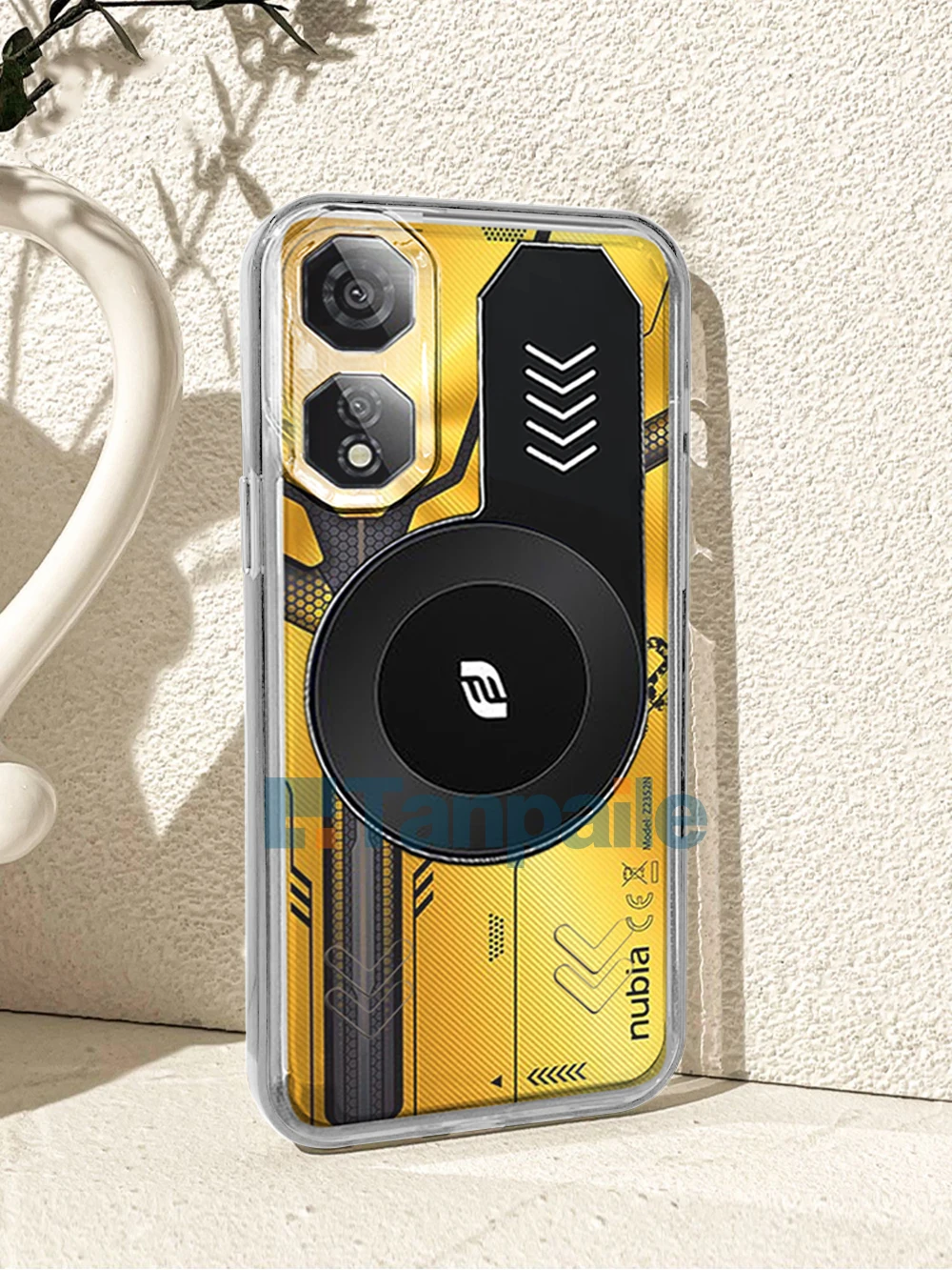 Enhanced Cooling Shockproof Gaming Case - Transparent Black Soft TPU with Heat Dissipation Bumper