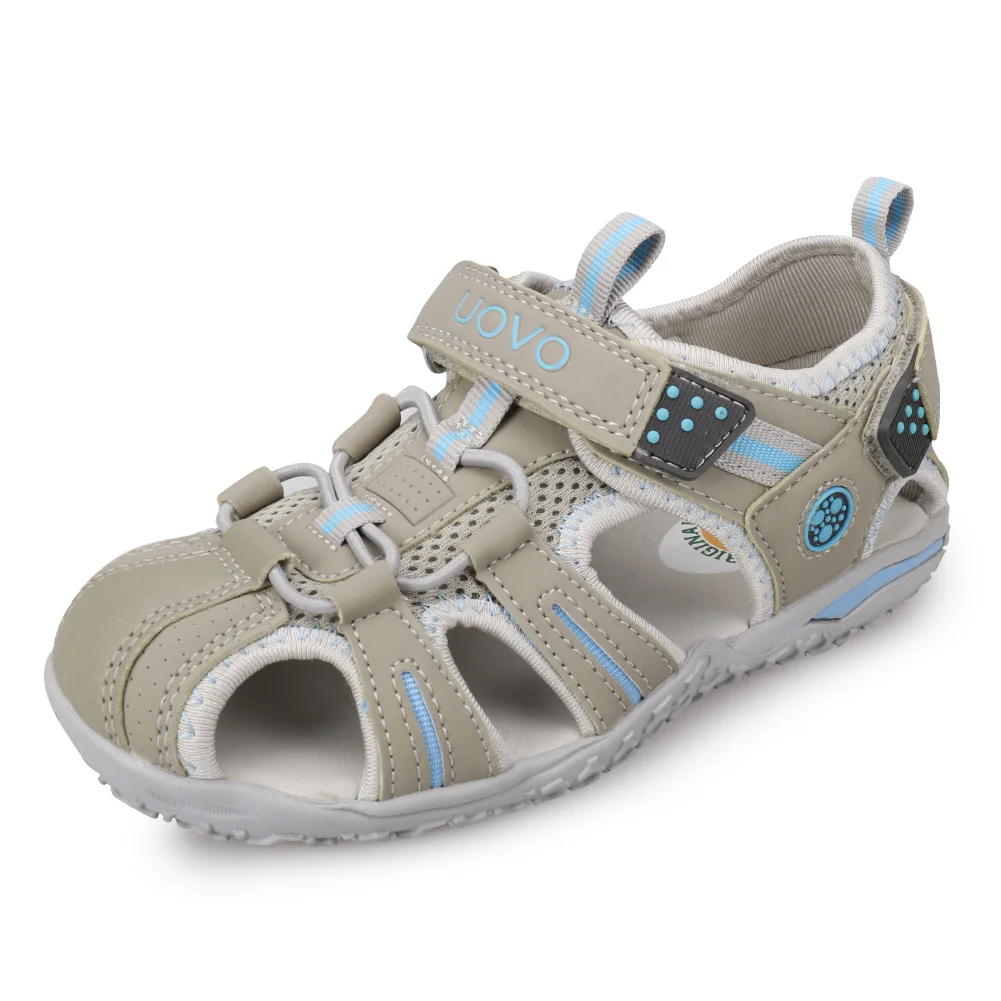 Kids Sandals Beach Shoes Children Sandals Kids Shoes UOVO Summer Beach Footwear Kids Closed Toe Toddler Sandals Children Fashion Designer Shoes Boys Girls #24-38