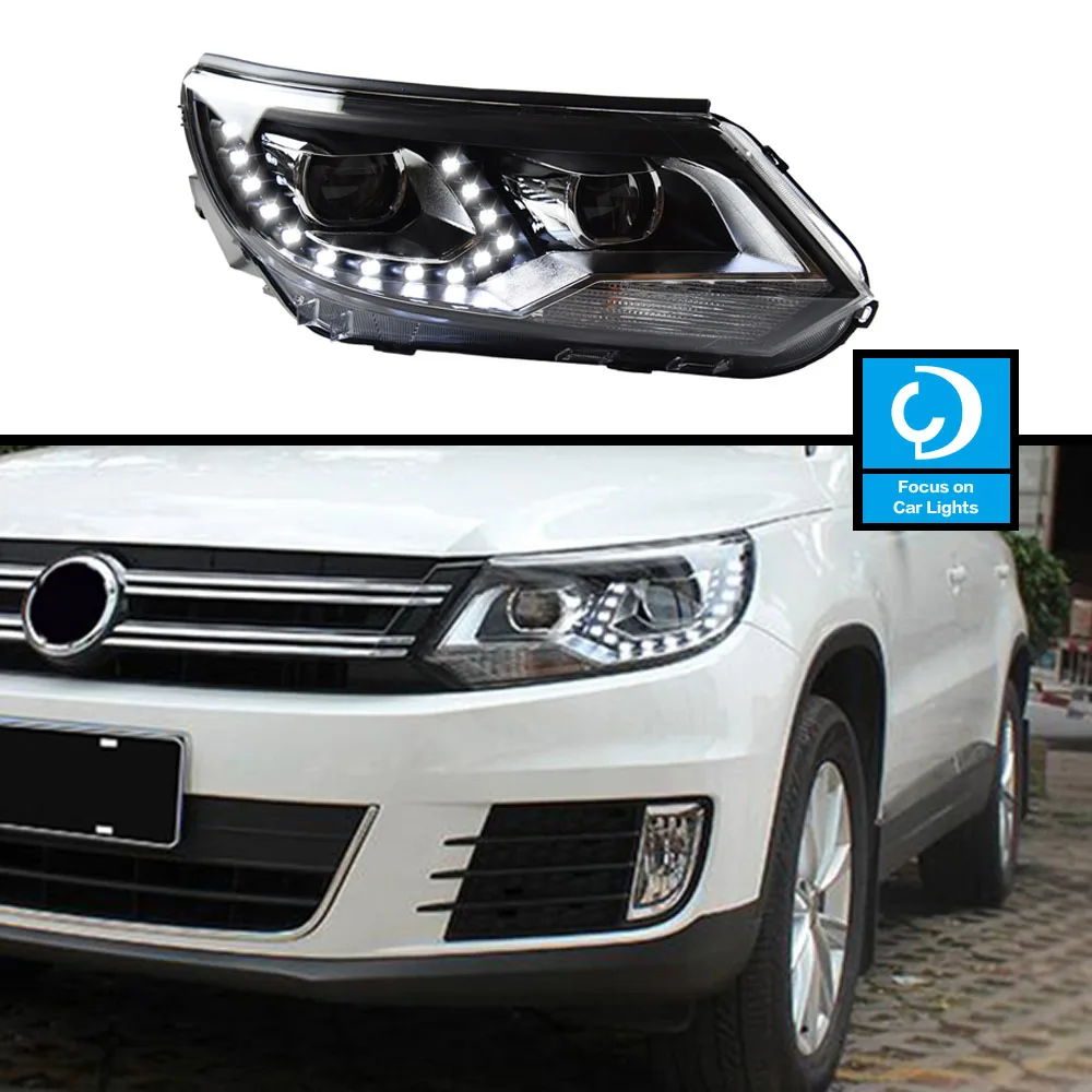 Car Front Headlights for VW Tiguan Head light 2012 2016 Tiguan LED Tear car-front-headlights-for-vw-tiguan-head-light-2012-2016-tiguan-led-tear