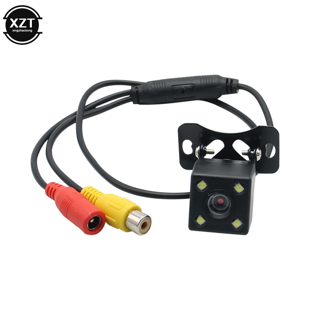 1개 와이드 앵글 HD 차량 후방 카메라 후방 영상 차량 카메라 후진 카메라 12 LED 야간 투시 주차 카메라