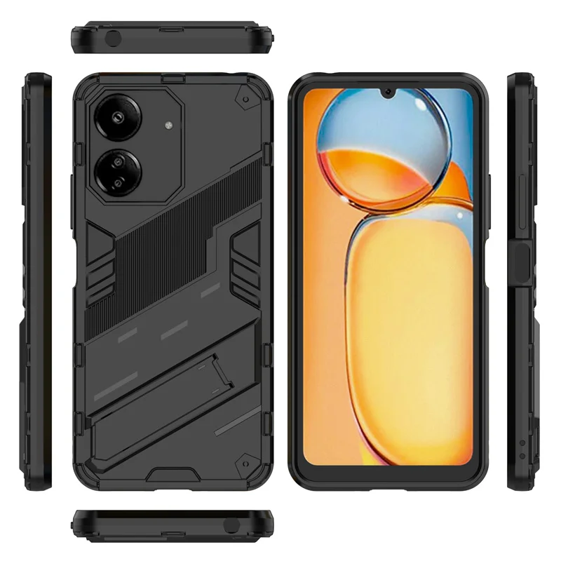 Rugged Armor Phone Case with Kickstand and Shockproof Holder