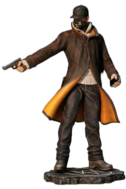 24cm Game WATCH DOGS Anime Figure Aiden Pearce PVC Action