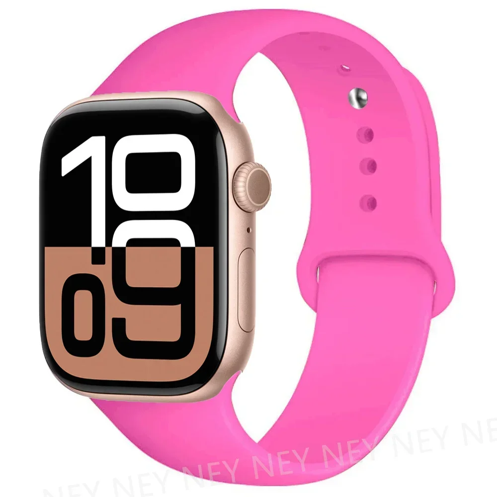 Premium Silicone Sport Watch Band - Versatile Waterproof Strap