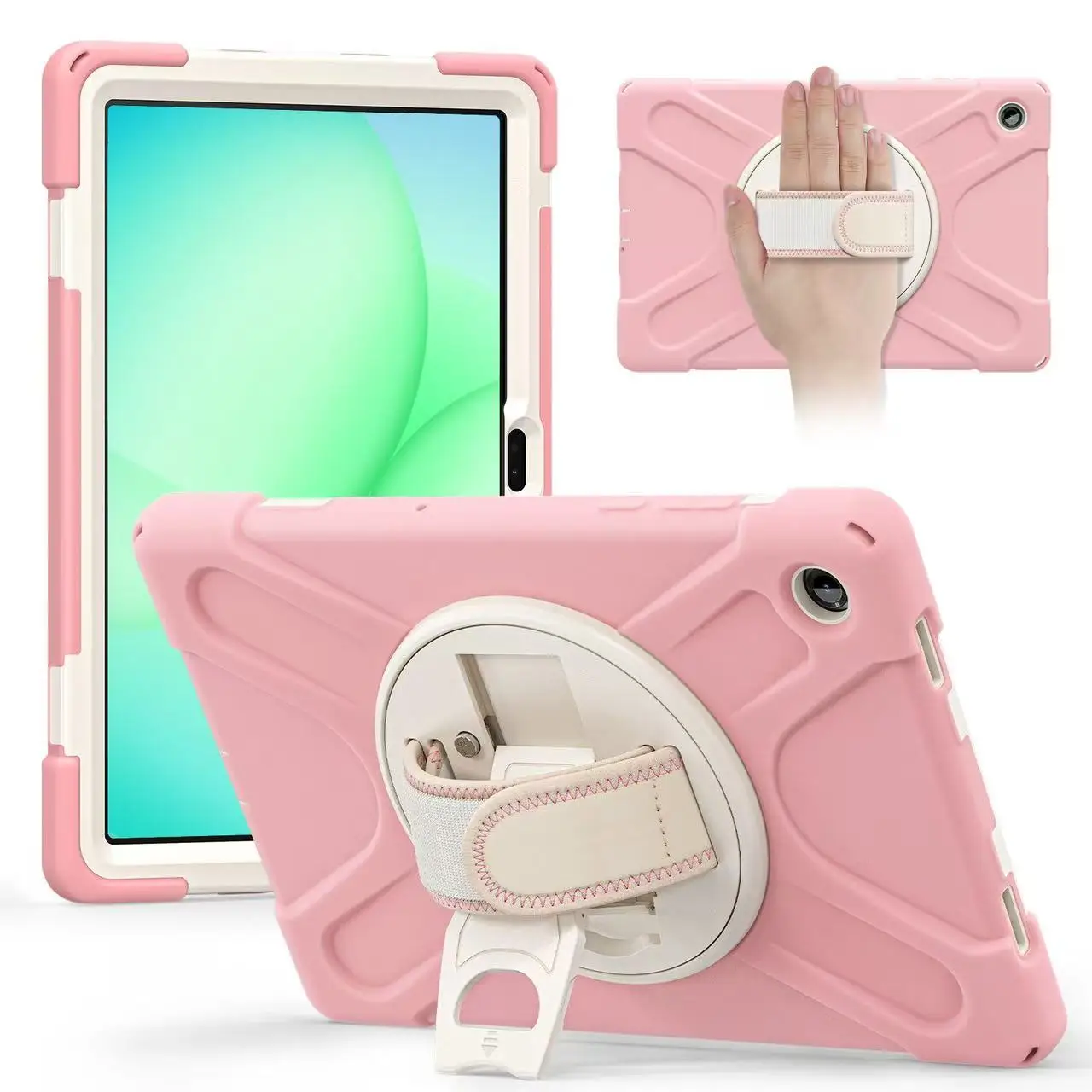 Defender Armor Tablet Case Sleeve - Thick Shockproof with Handle Hard Cover