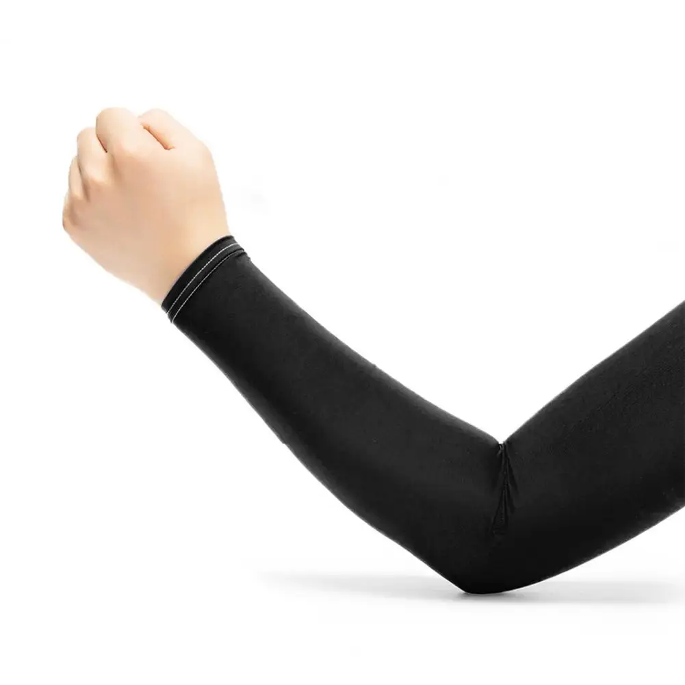 UPF50+ Arm Sleeves Breathable Quick Dry UV Running Arm Sleeves Basketball Fitness Armguards Sports Cycling Warmer