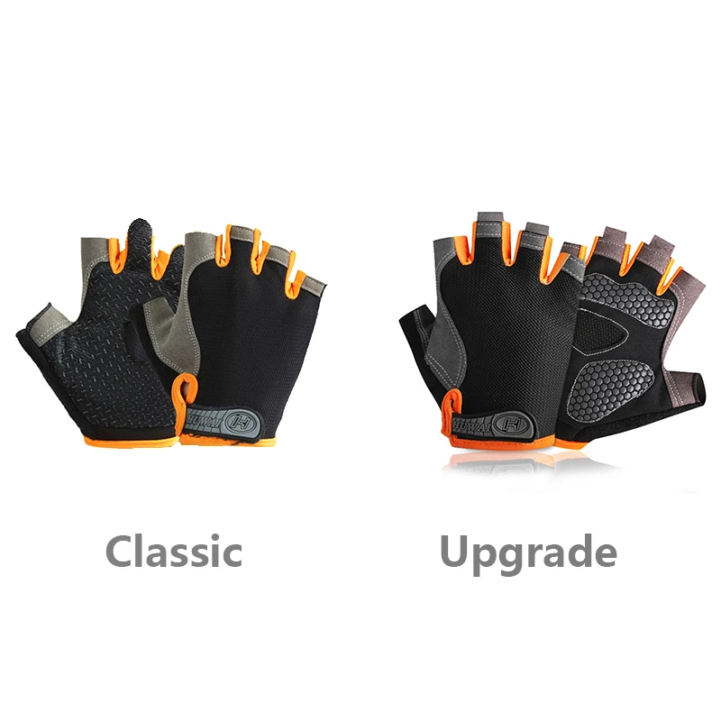 Professional Gym Fitness Breathable Anti-Slip Women Men Half Finger Summer Fishing Cycling Fingerless Gloves Female Bicycle Bike 4