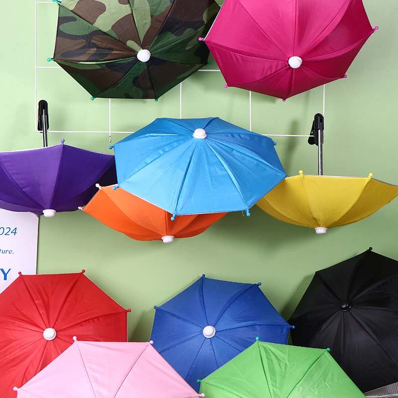 Waterproof  Motorcycle Mobile Phone Holder Sunshade Umbrella Small Helmet Sunscreen Phone Stand Bracket Protect Phone From Rain