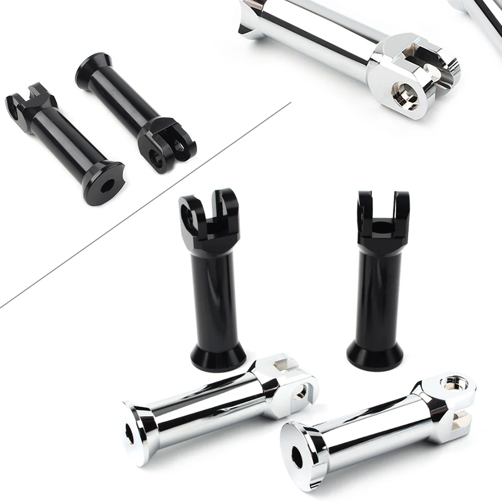 

1Pair Motorcycle Rear Foot Rest Pegs Mount Bracket For Harley Softail Slim Fat Bob Low Rider 2018 2019 2020 Chrome/Black