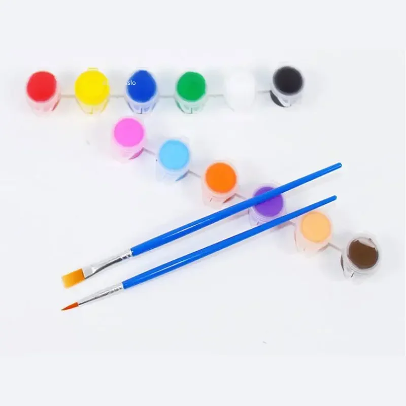 50 PCS Paint Brush Small Brushes Volume For Painting Detail Essential Props For Painting Art  artist accessories Stationery 5