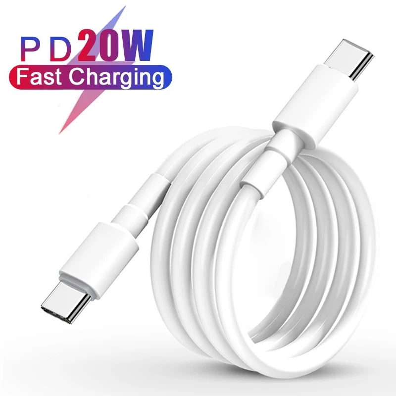 Cavo Usb C Per Apple Iphone 11 12 13 Pro 8 7 Plus Ipad 20W Cavo Di Ricarica Rapida Caricabatterie Pd Cavo Usb Tipo C Cavo Dati Ios