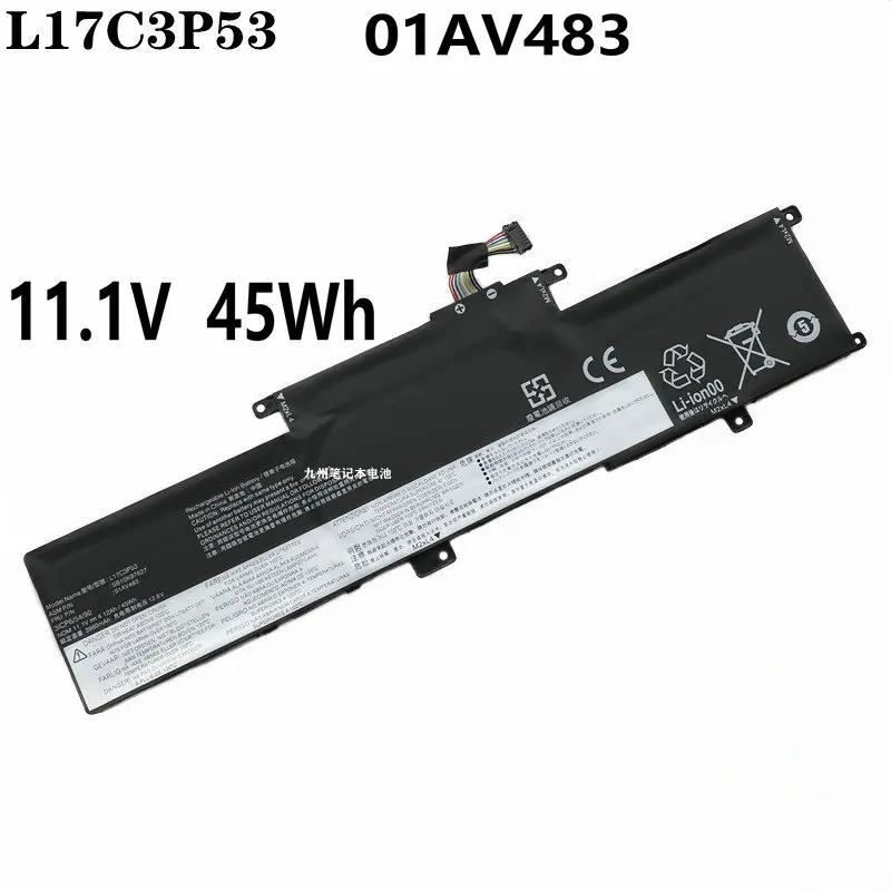 

11,1 В 45Wh новый аккумулятор L17C3P53 L17L3P53 L17M3P55 для ноутбука Lenovo ThinkPad S2 Yoga 2018 L380 L390