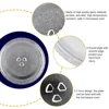 Microwave Plate Spare Microwave Dish Durable Universal Microwave Turntable Glass Plate Round Replacement Plate 3