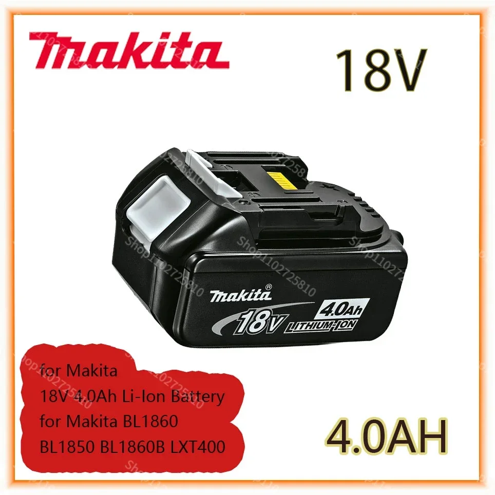 

Makita Original 18V 4.0AH 5.0AH 6.0AH Rechargeable Power Tools Battery with LED Li-ion Replacement LXT BL1860B BL1860 BL1850