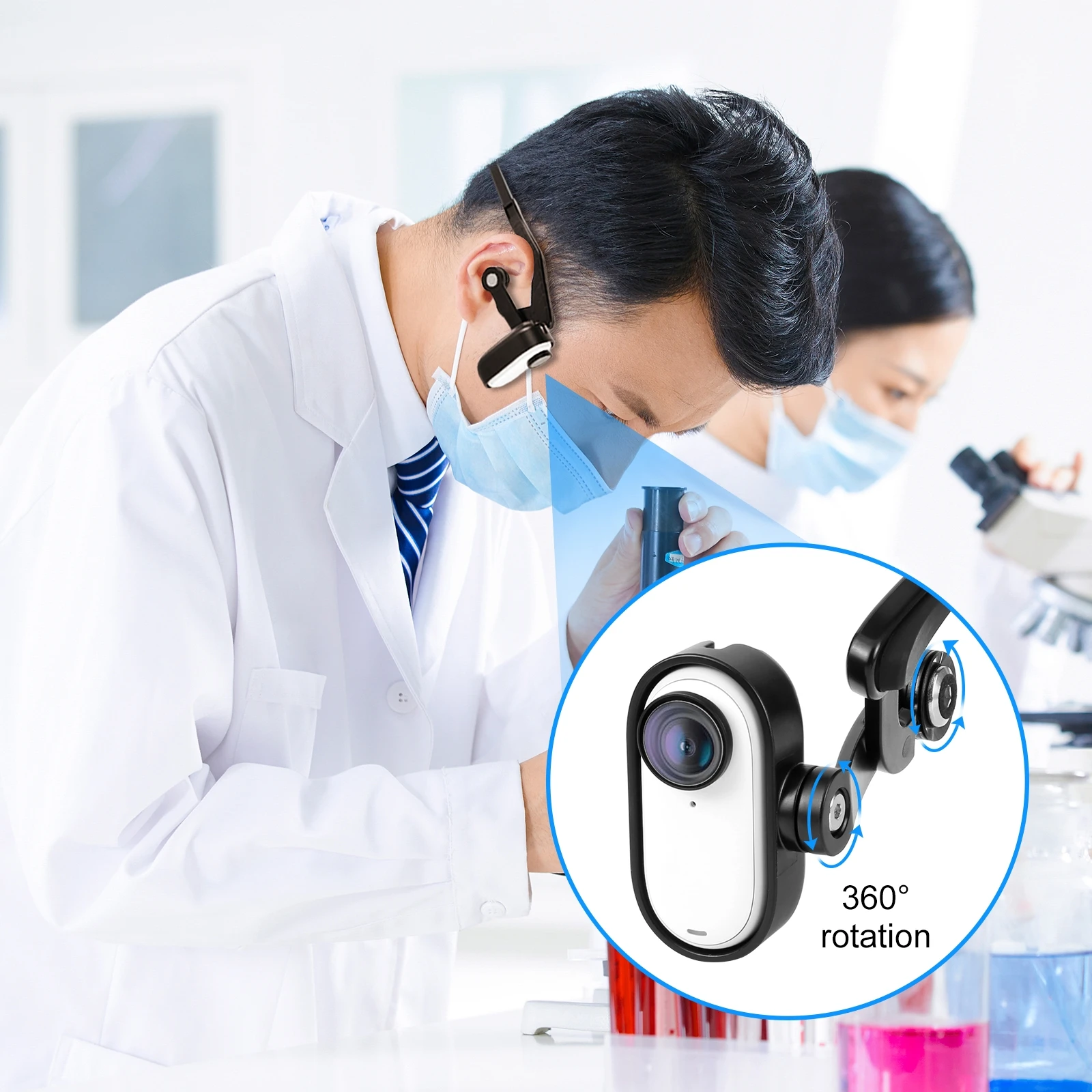 For Insta360 GO 3 / GO 3S PULUZ Magnetic POV Holder Head Mount