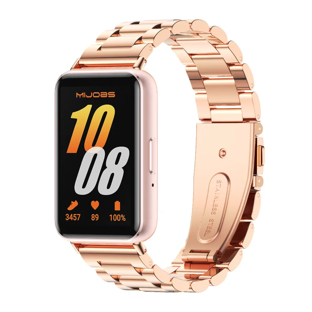 Milanese Metal Watchband Bracelet for Fitness Tracker Replacement Strap