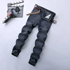 Spring Autumn 2022 Men's Smart Jeans Business Fashion Straight Regular Blue Stretch Denim Trousers Classic Men Plus Size 28-40 4