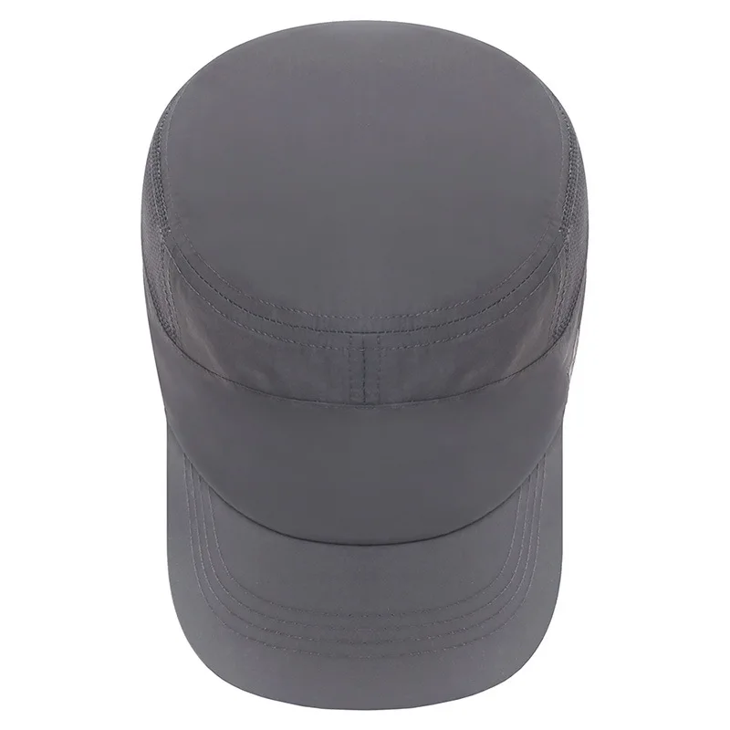 Summer Hats For Men Military Cap Outdoor Quick drying Mesh Breathable Sunscreen Flat Top Sunshade Sport Cap Gorros Casquette flat cap