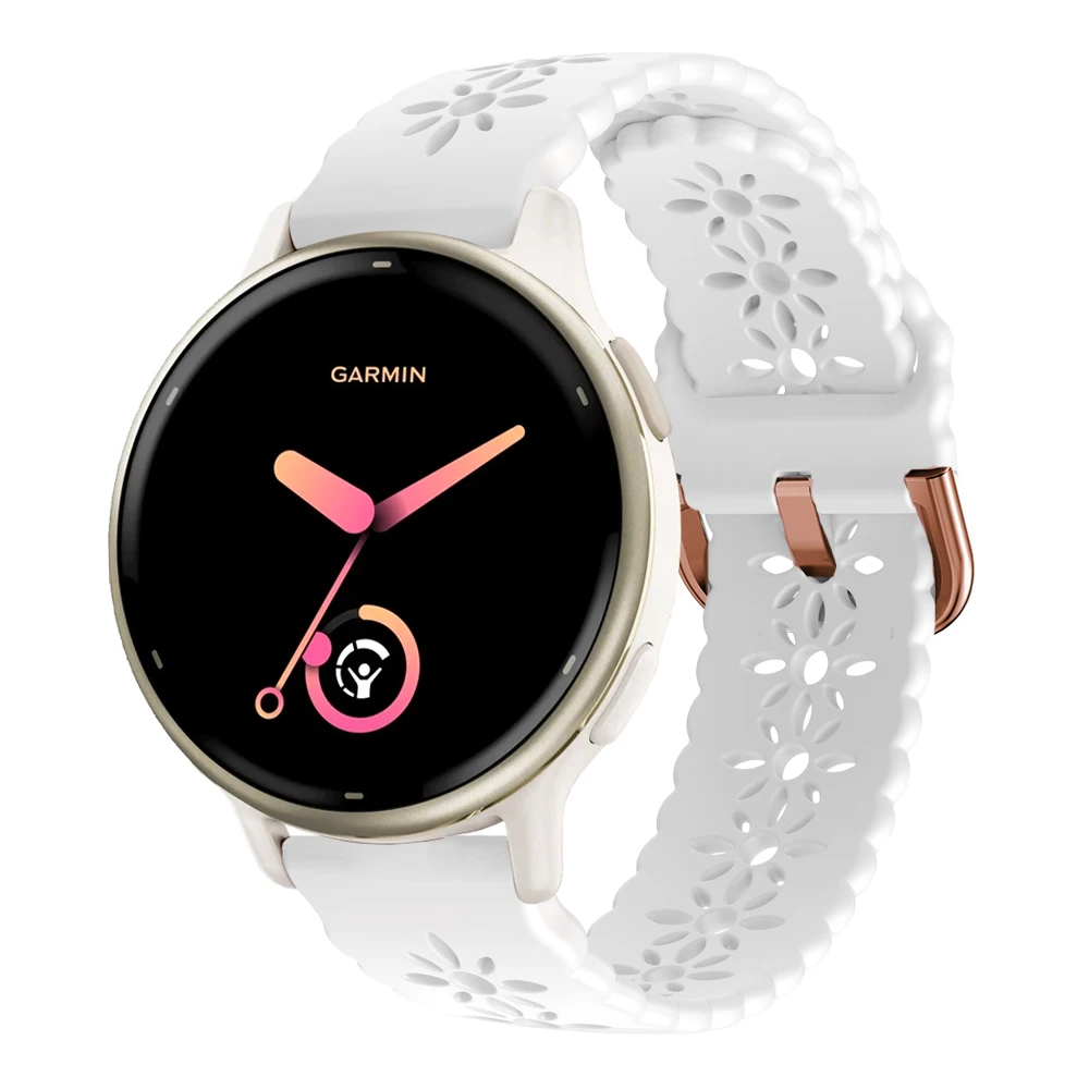 

Ремешок силиконовый для смарт-часов Garmin Vivoactive 5 3 CAME SQ 2 Plus Vivomove HR, 20 мм