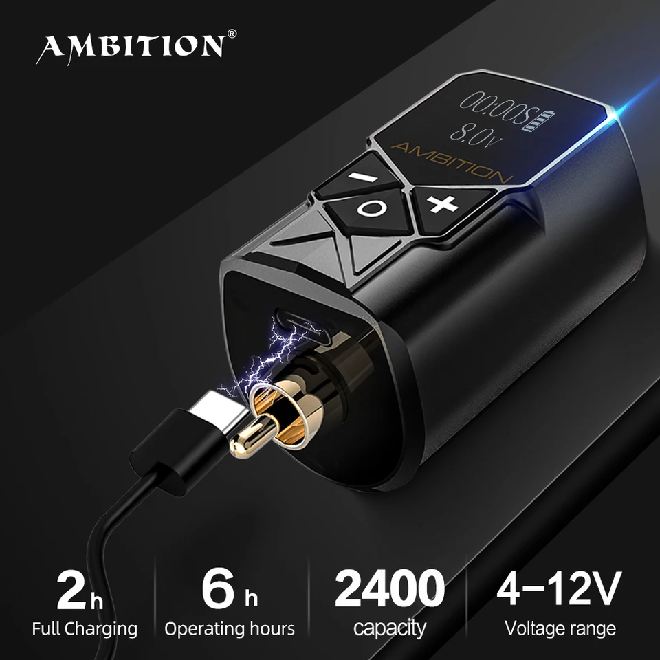 ★タトゥーマシン用　ＲＣＡワイヤレス小型電源・LED残量表示ペンマシン等★3 2025年最新】タトゥーマシン ワイヤレスの人気アイテム - メルカリ