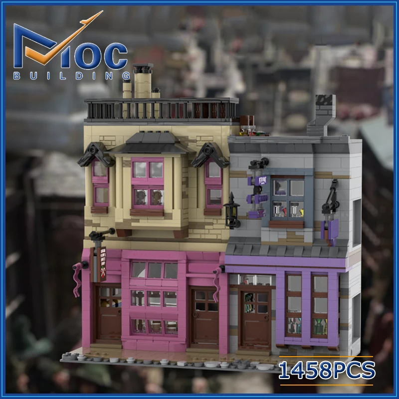 

Классический конструктор MOC Sugarplum's Sweet Shop, Детский конструктор «Мистер мюлперц», модель замка «сделай сам»
