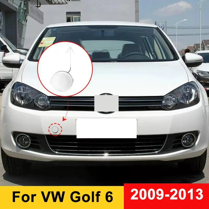 Car Tow Hook Cover Car Tow Hook Car Front Guard Bumpers Towing Hook Trailer Cap Cover For Volkswagen VW Golf 6 MK6 09-13 5K0 807 241 For Golf 7 5GG 807 241