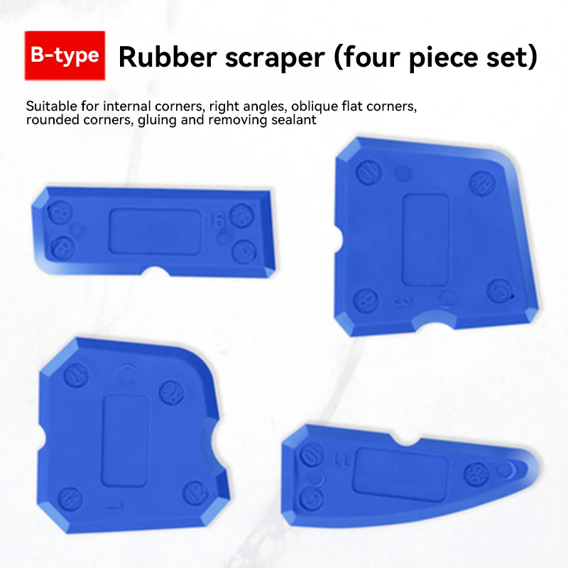 Silicone Glass Cement Scraper Sealant Grout Remover Tool 4pcs