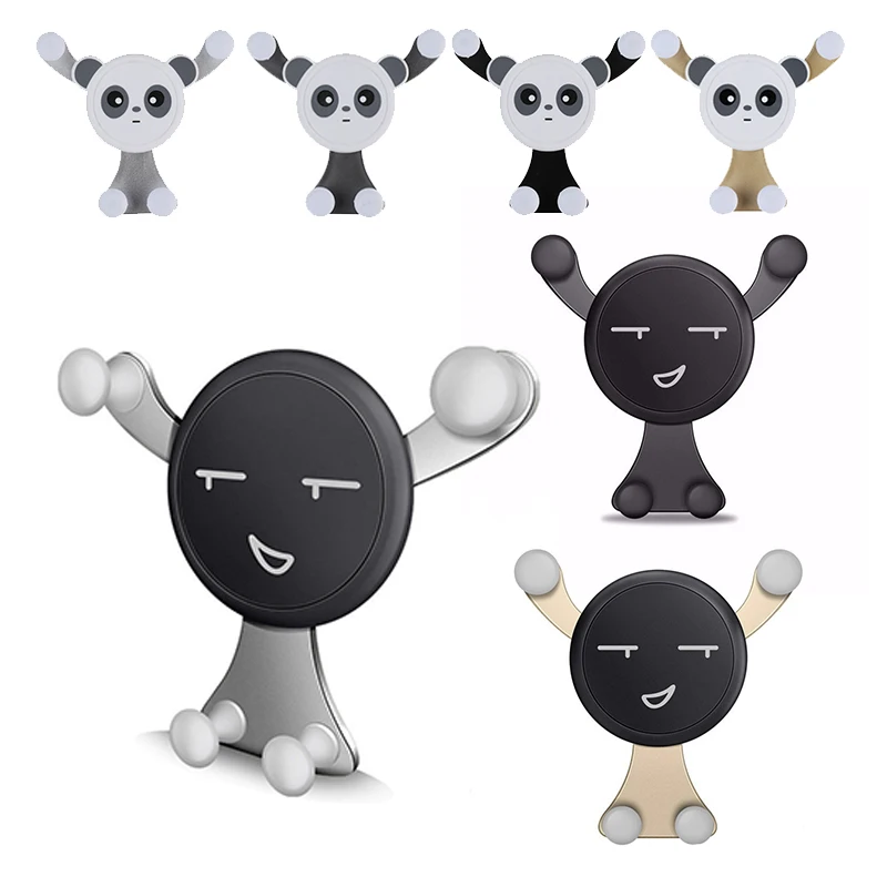 

Multifunction Creative Cute Car Gravity Air Vent Phone Holder Stand Universal GPS Mobile Phone Bracket Auto Interior Accessories