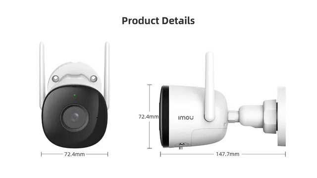 Dahua Imou 4mp 2mp Bullet 2c Wifi Camera Automatic Tracking Weatherproof Ai  Human Detection Outdoor Surveillance Ip Camera - Ip Camera - AliExpress