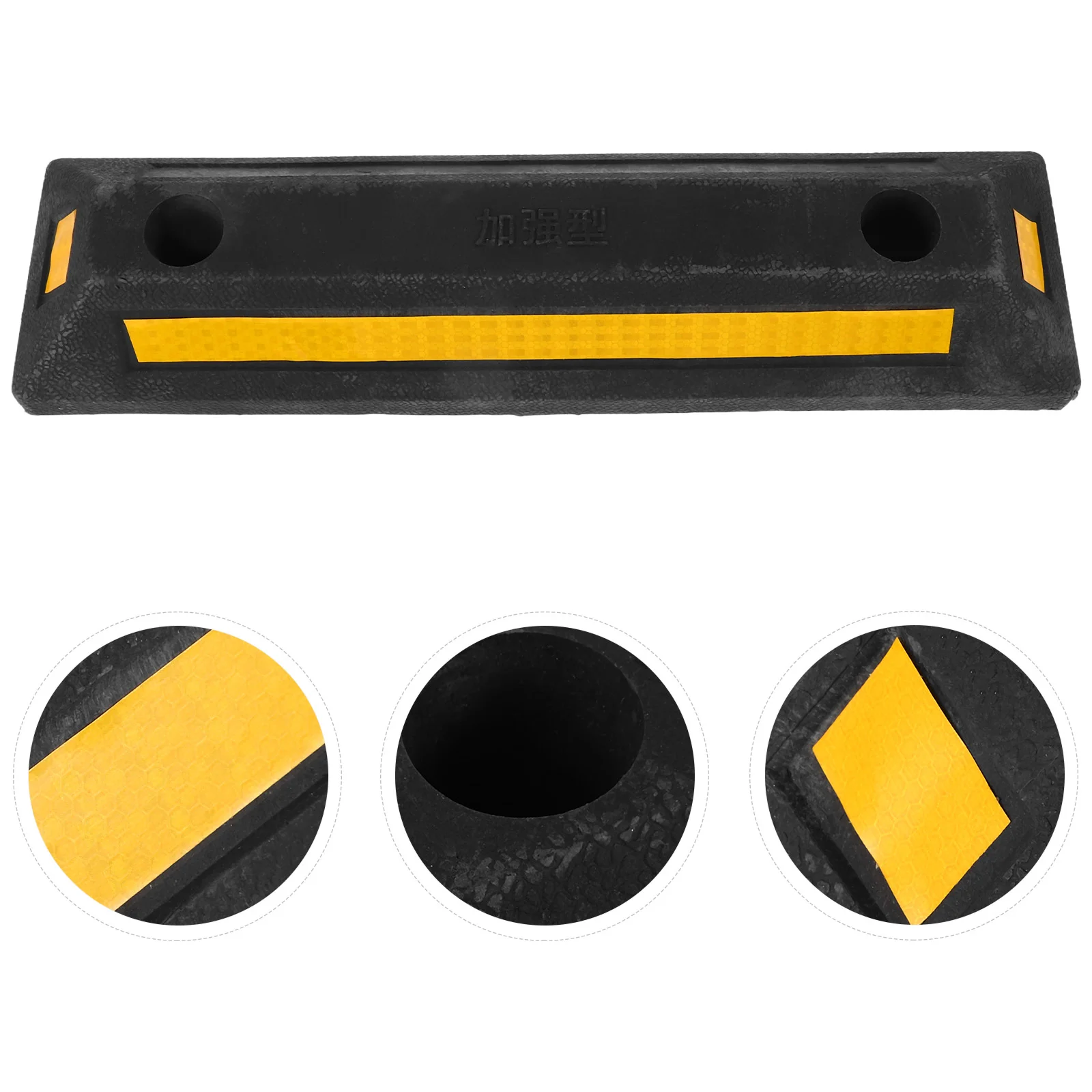 Tire Stops for Garage Floor Parking Stopper Rubber Car Accessories Truck Stoppers