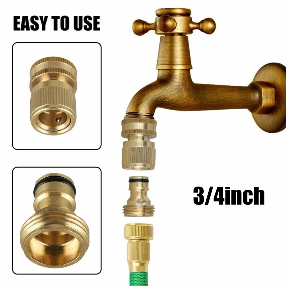 

Garden Accessories Quick Connector Garden Yard Brass Garden Hoses Male & Female Quick Connector No-Leak Connection