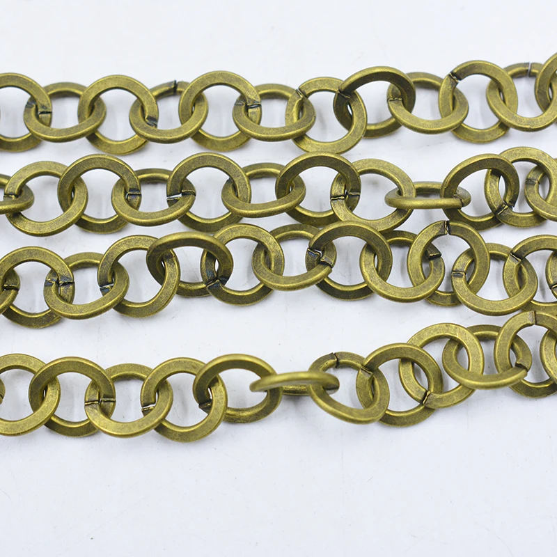 

3-5meter/lot antique bronze Jewelry O shape Chain